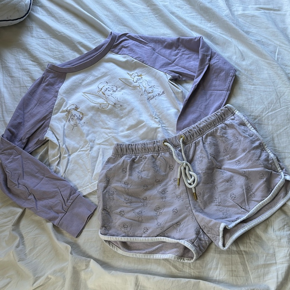 Womens Tinkerbell Sleep Set